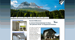 Desktop Screenshot of ferienwohnung-grainau.com
